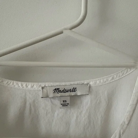 Madewell White Sleeveless Top - Picture 5 of 6